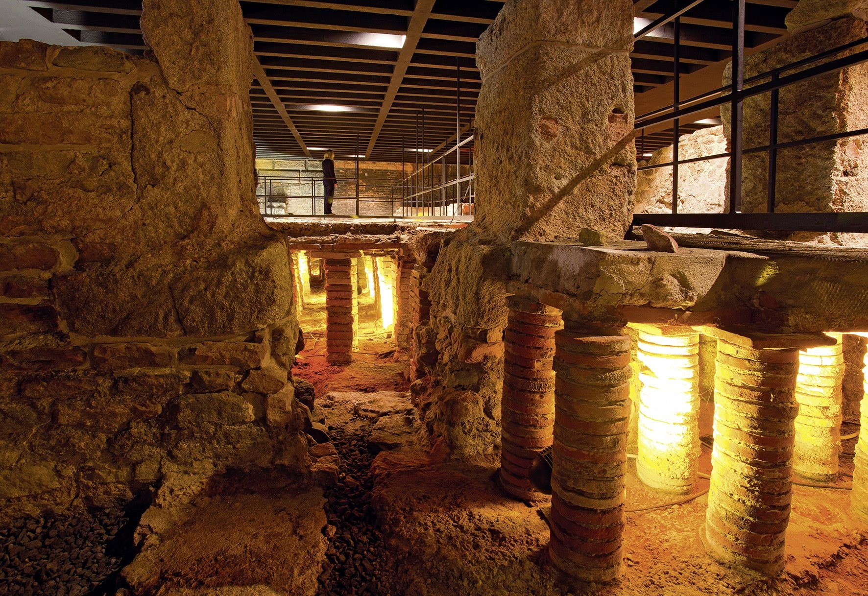 Руины римской бани