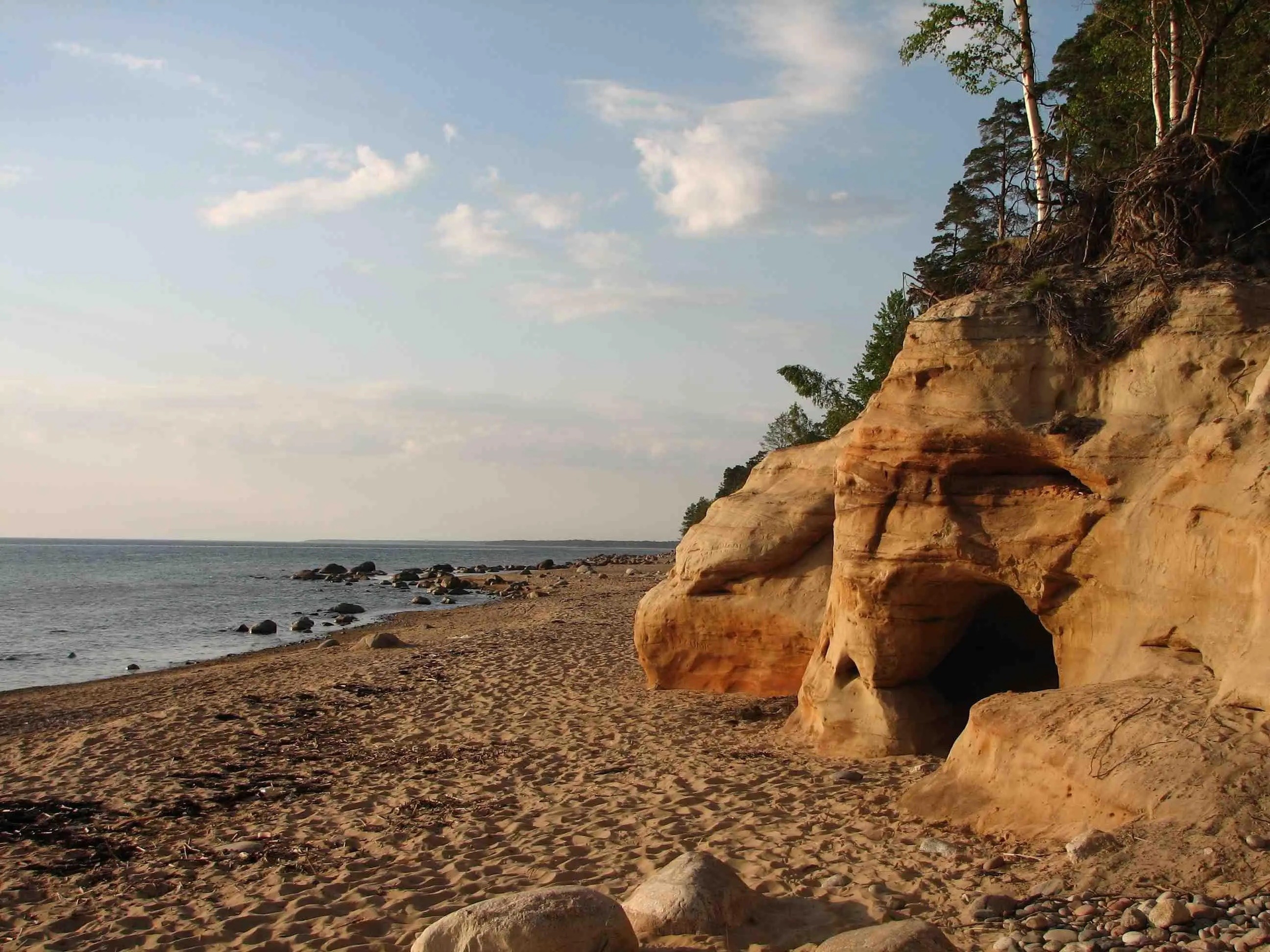 Скалистый берег Видземе