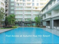 Pool Access at Autumn Hua Hin Resort