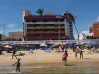 Flat na barra prГіximo ao Farol