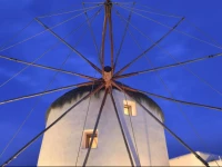 Traditional Mykonian Windmill
