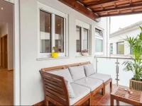 Downtown House with Balcony