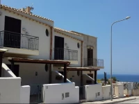 Villa Anemos vista mare con giardino e barbecue