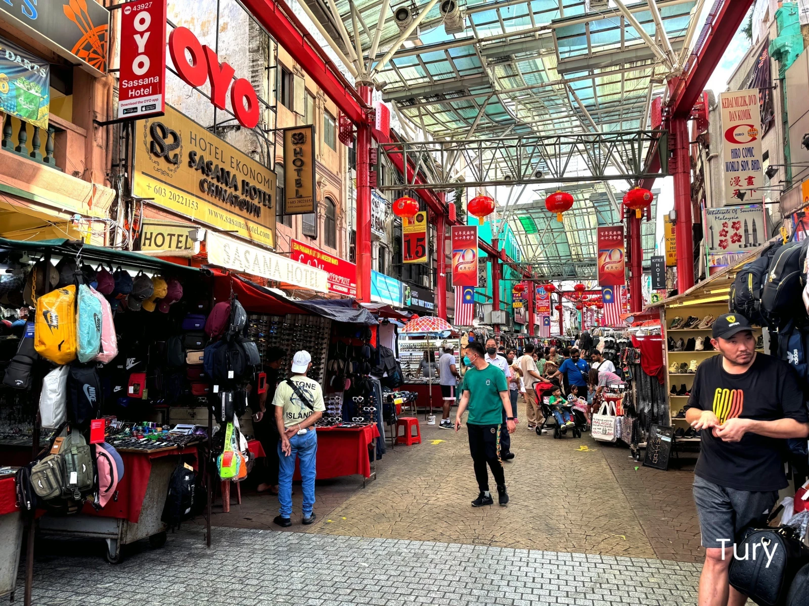 Улица Петалинг Petaling Street Market Kuala Lumpur