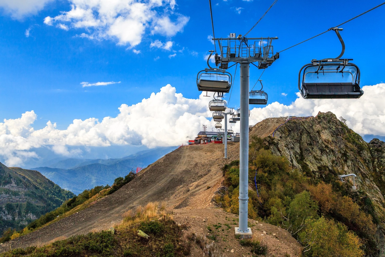 Кресельная канатная дорога фото Кресельная канатная дорога фото