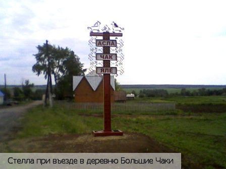 Большие Чаки деревня, Россия